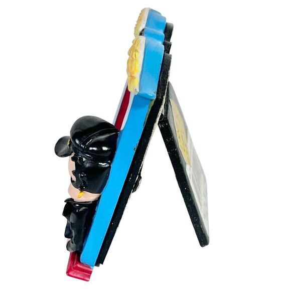 Vintage Betty Boop Biker Picture Frame For Your 1.5 x 1.5" Blue - Picture 2 of 7